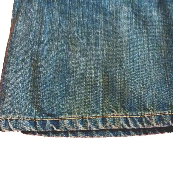 RUSTIC BLUE Brand 18 Boys Bootcut Denim Jeans Vintage Tint Adjustable Waist NWT - Picture 14 of 14
